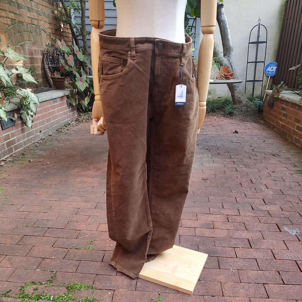 🆕 Johnnie-O Men's Brown Corduroy Pants | Size 34x30 | NWT, Never Worn!